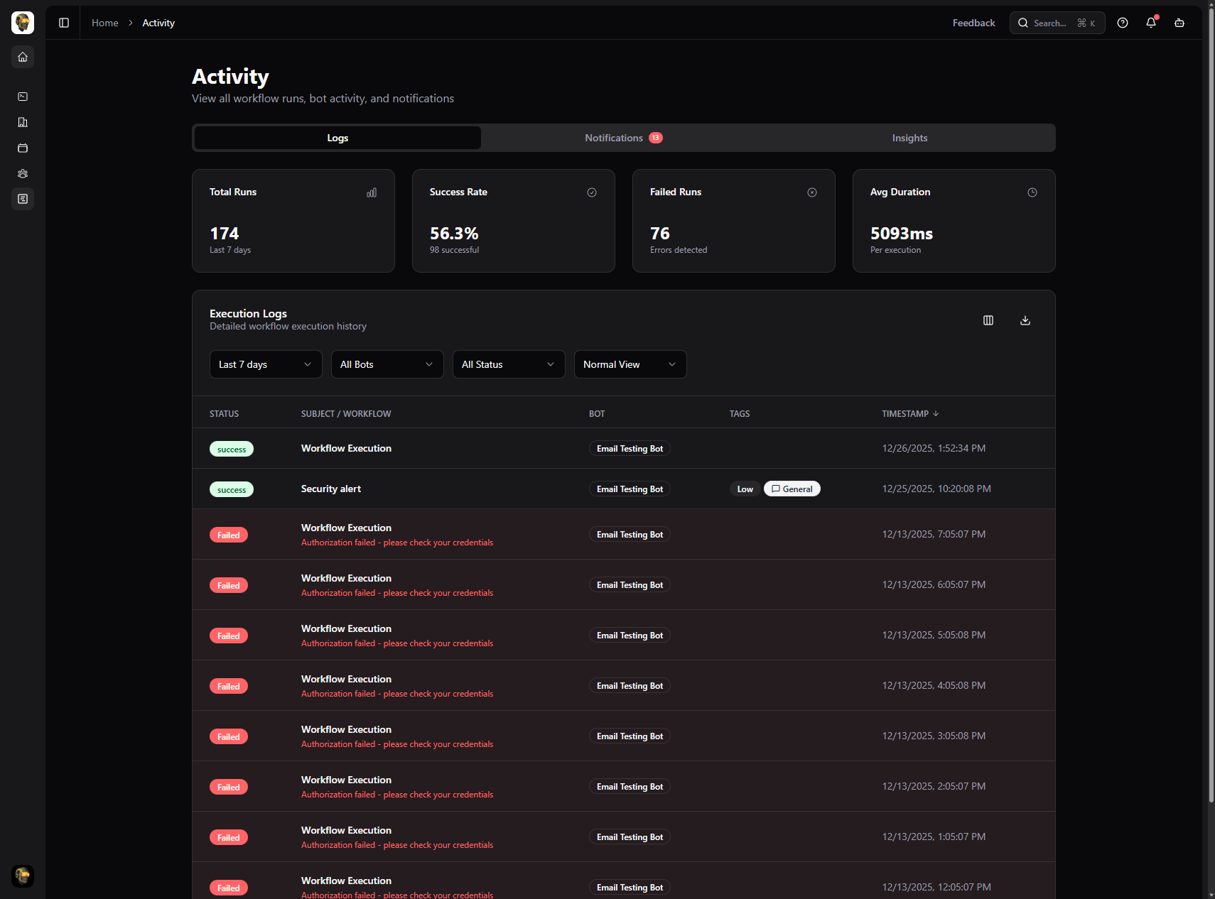 Realtor Bot interface, view 4